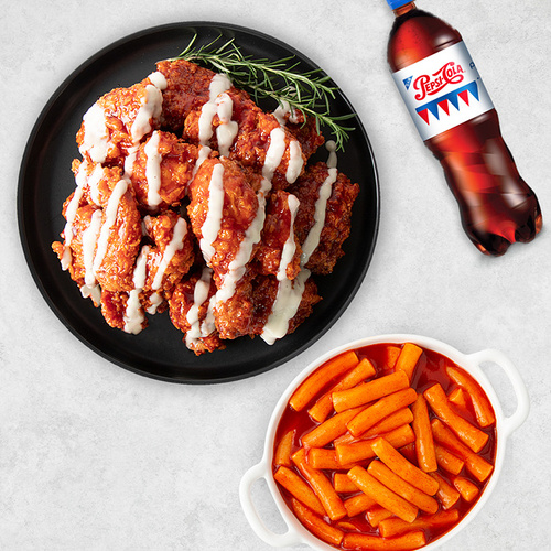네네치킨 레드마블치킨+네네볶이+콜라(1.25L)