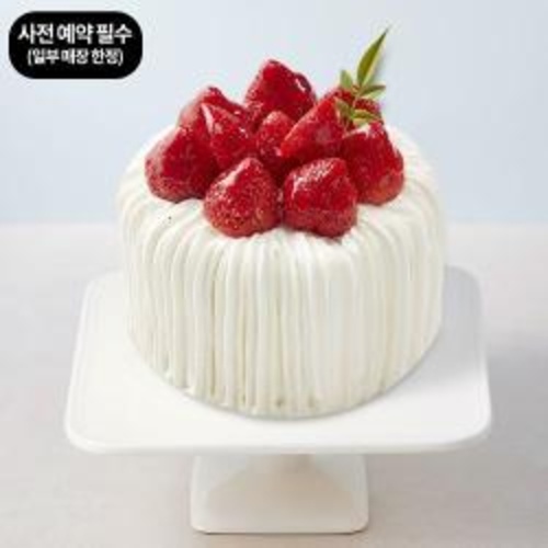 [파리바게뜨]생딸기 블랑 케이크(사전예약필수)