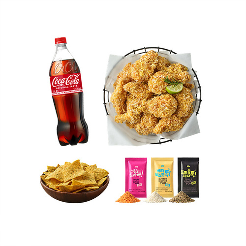 BHC 콰삭톡+뿌링클나쵸+콜라1.25L
